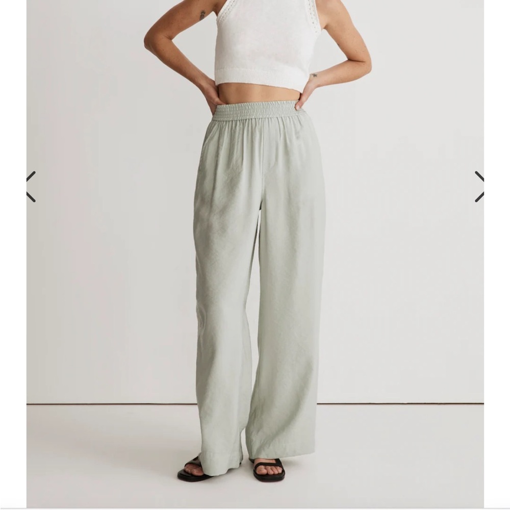Madewell Light Sage Straight Leg Pants